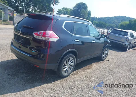 2014 Nissan Rogue Sl из США, поврежденный, VIN 5N1AT2MV2EC755598